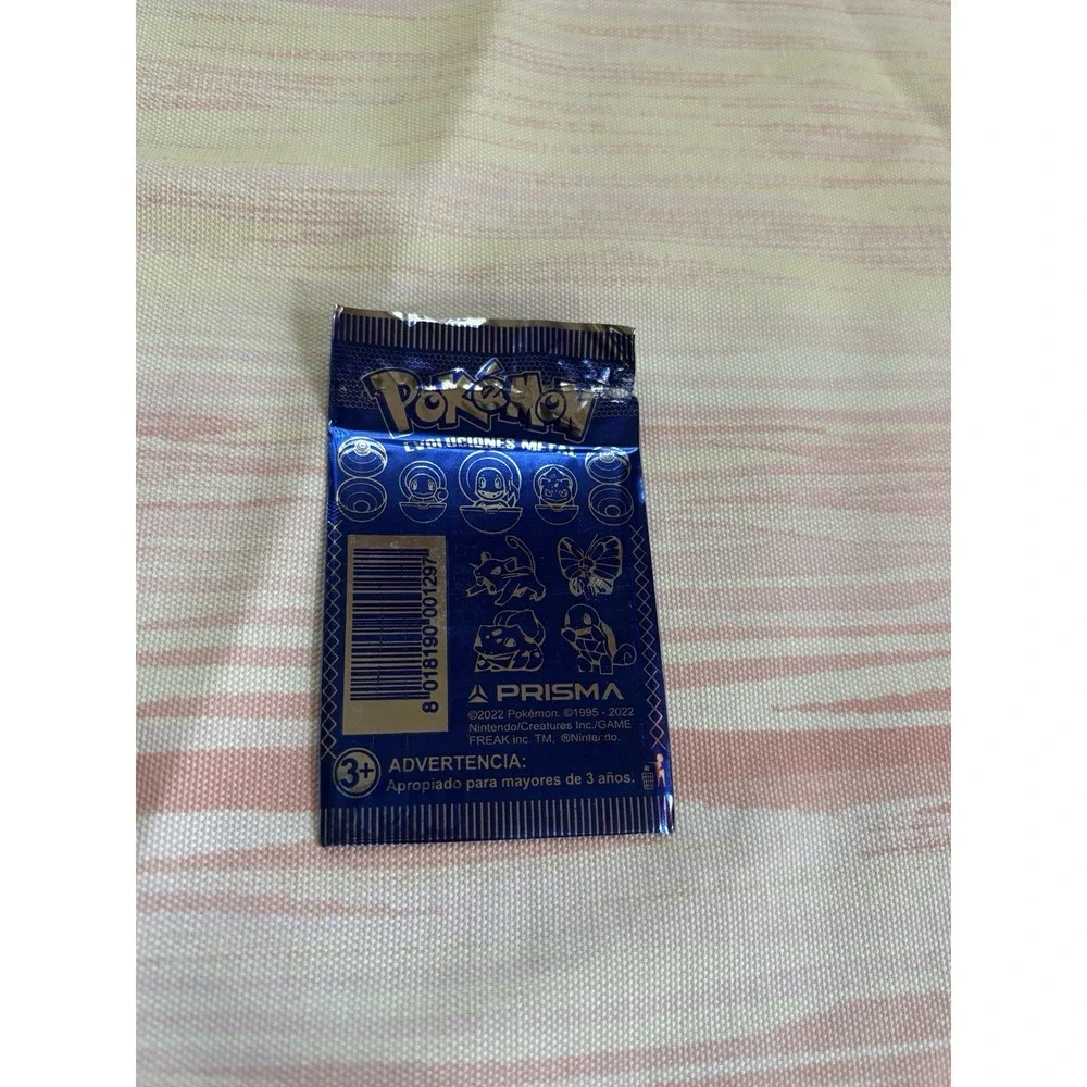 Pokemon Pikachu Sticker Album Packs Sealed Sticker Prisma Evoluciones Metal